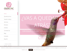 Tablet Screenshot of 4addictic.com
